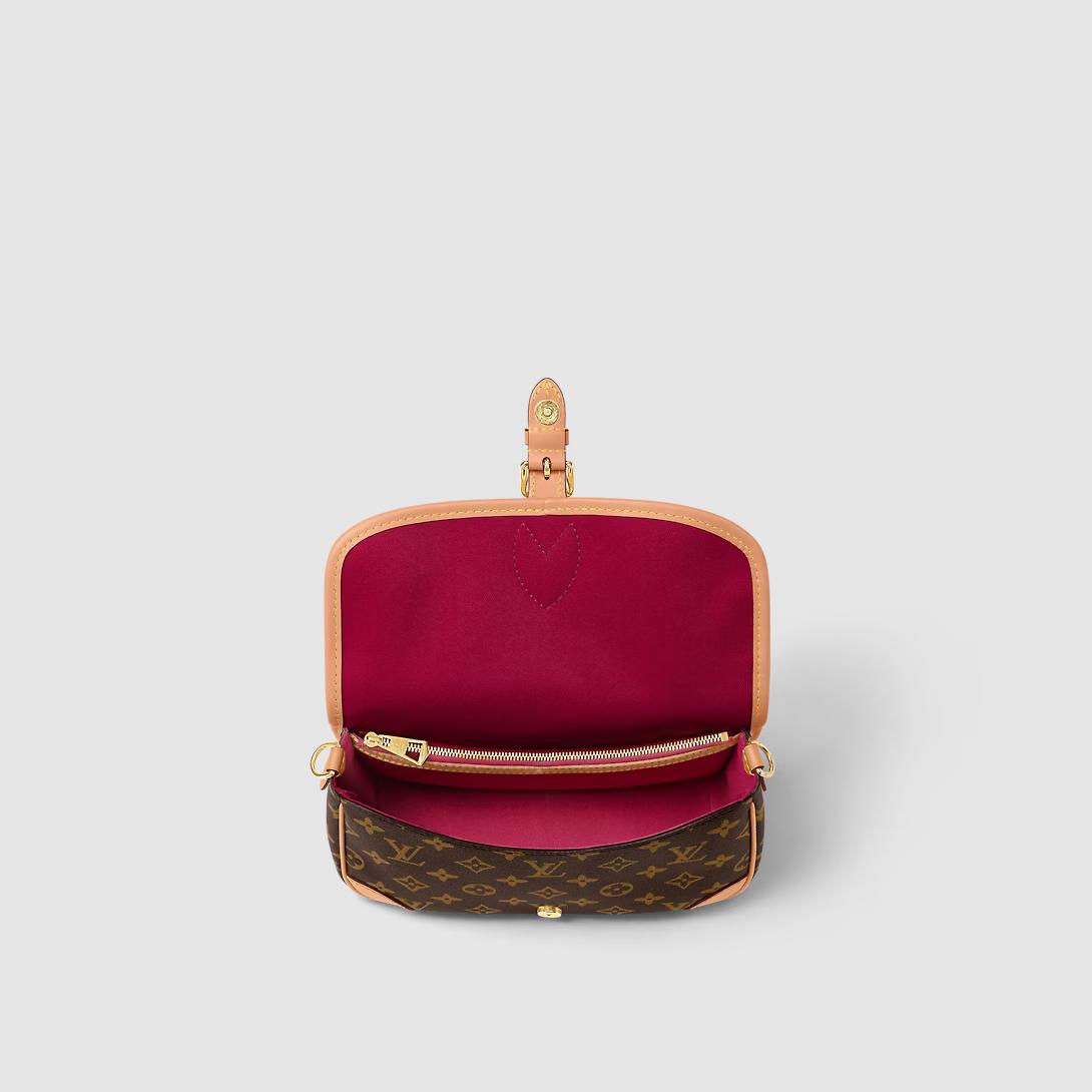 Túi Louis Vuitton Diane Monogram Nữ Hồng Nâu